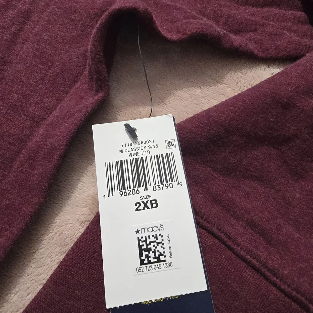 NWT Polo Ralph Lauren Luxury Jersey B&T Quarter Zip Pull Over - Size 2XB